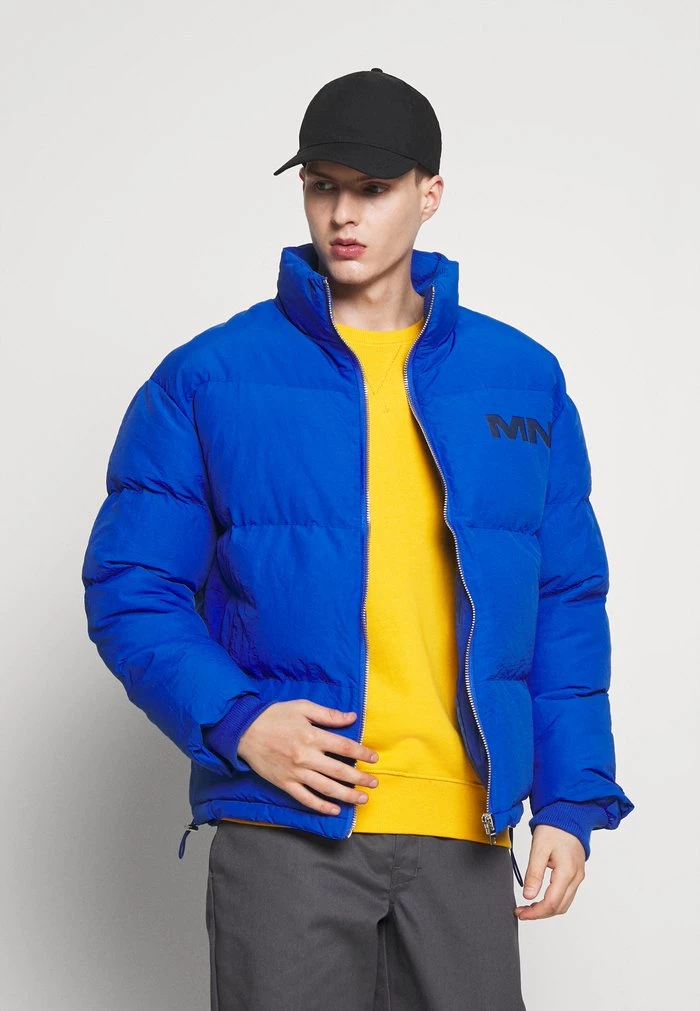 Mennace Mennace MIRROR MATTE PUFFER JACKET – Winter Jacket – Blue