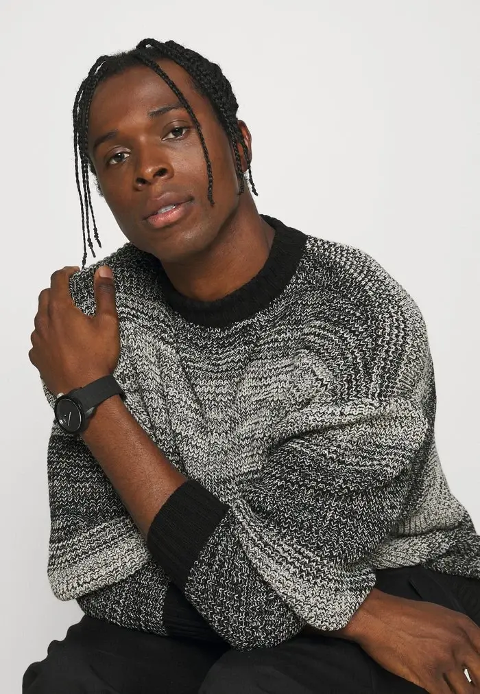 Mennace Mennace MIRROR OMBRE SLOUCH FIT – Jumper – Multi