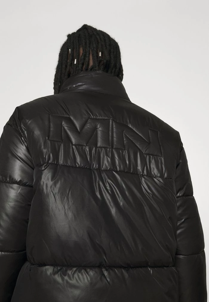 Mennace Mennace MIRROR PUFFER JACKET – Winter Jacket – Black