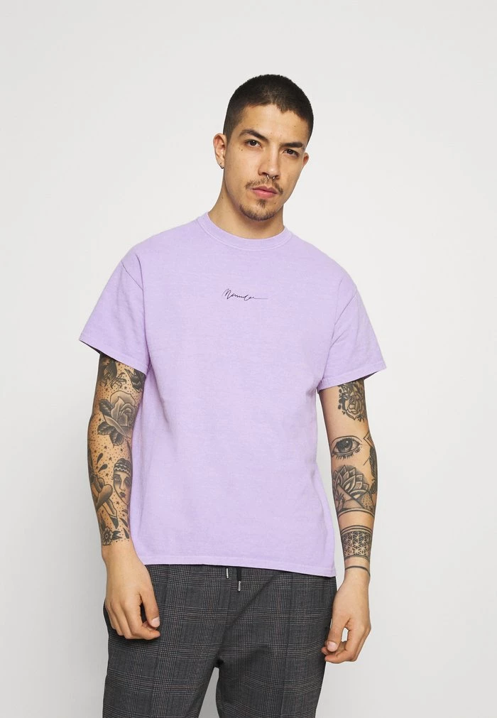 Mennace Mennace NEW PARADISE REGULAR – Print T-shirt – Purple