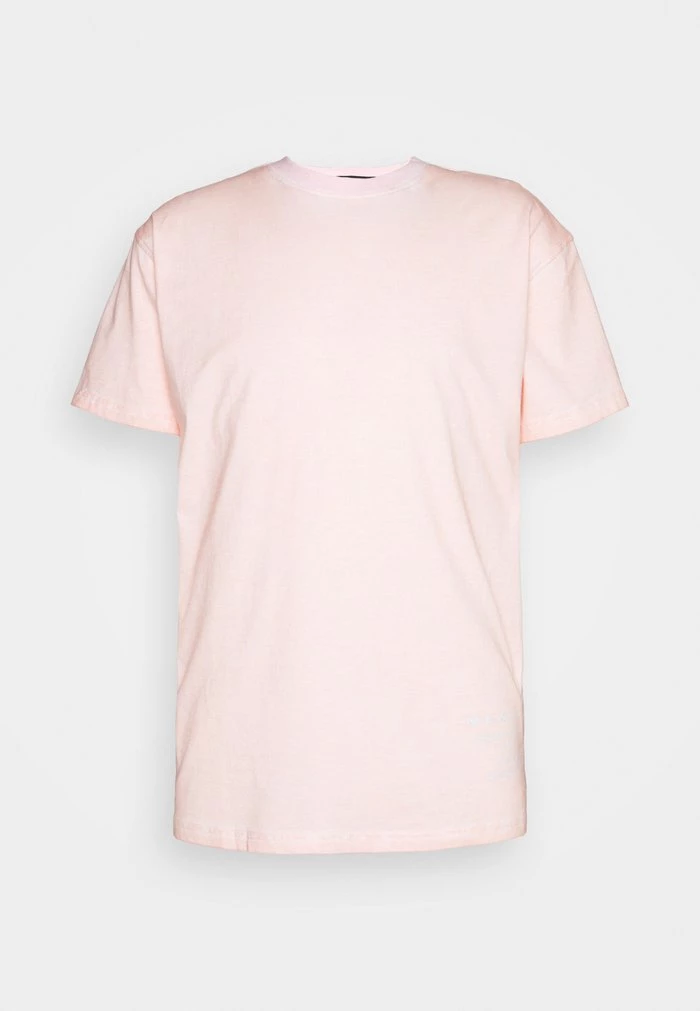 Mennace Mennace ON THE RUN PIGMENT DYE REGULAR UNISEX – Print T-shirt – Pink