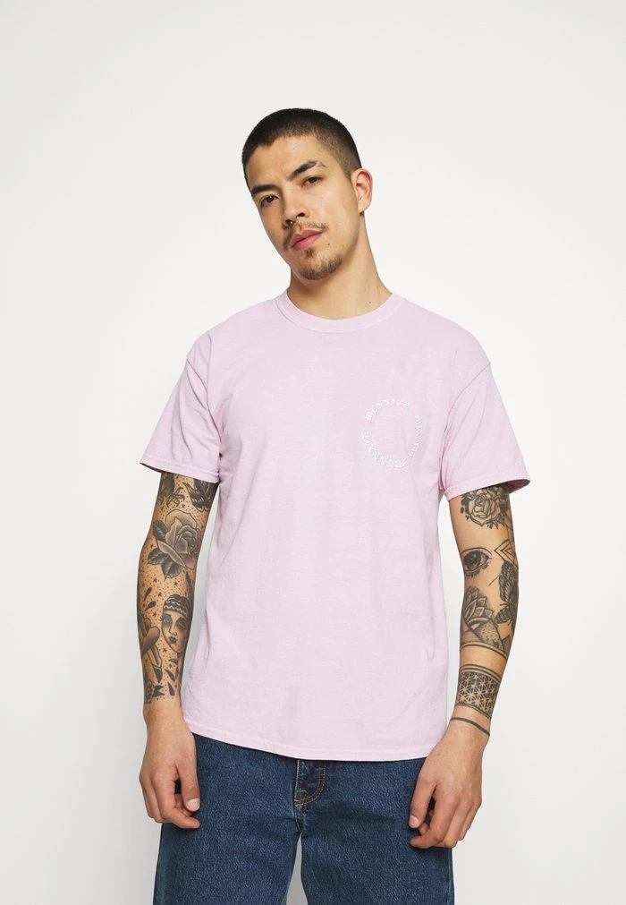 Mennace Mennace ON THE RUN SKULL REGULAR – Print T-shirt – Pink