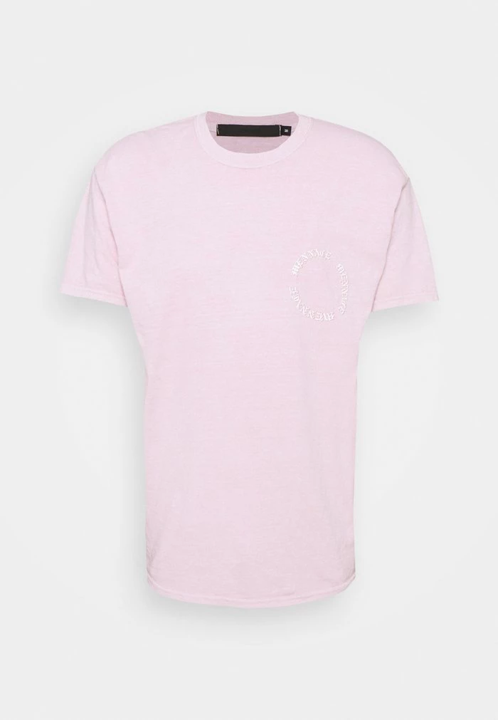 Mennace Mennace ON THE RUN SKULL REGULAR – Print T-shirt – Pink