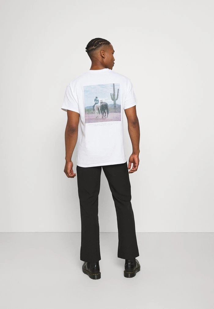 Mennace Mennace ON THE RUN STRAIGHT LEG TAILORED TROUSER – Trousers – Black