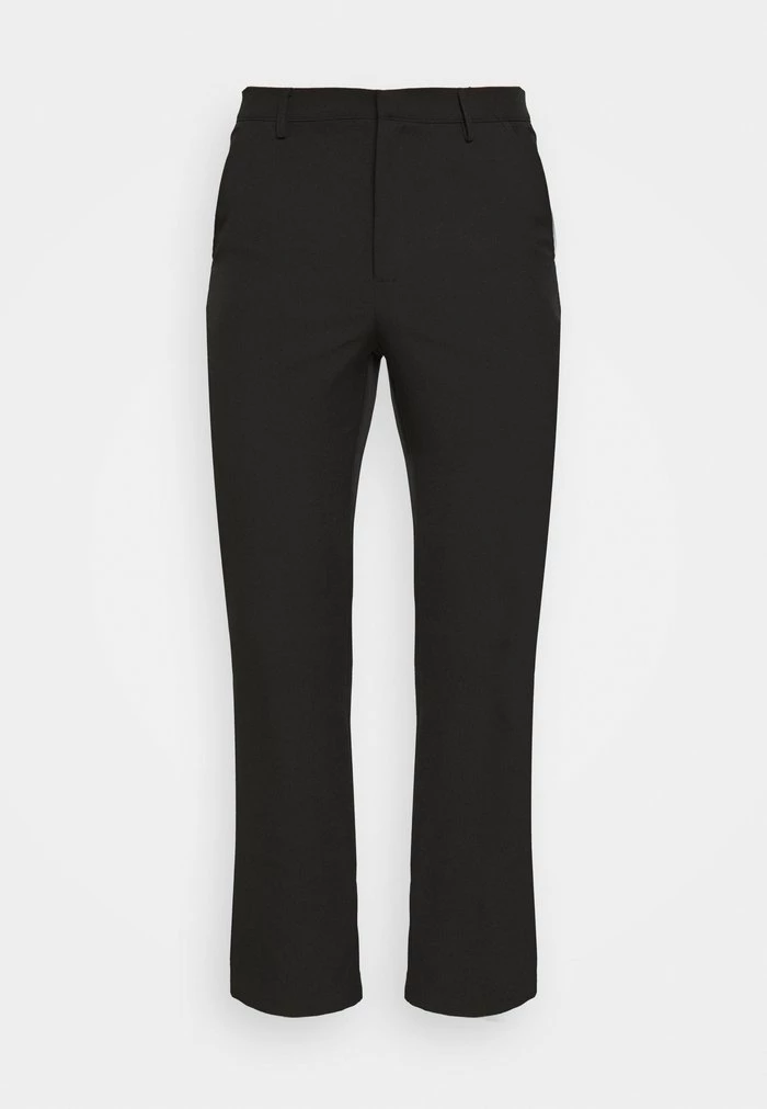 Mennace Mennace ON THE RUN STRAIGHT LEG TAILORED TROUSER – Trousers – Black