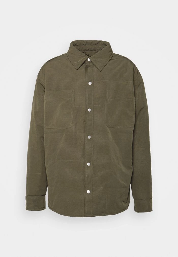 mennace Mennace PADDED OVERSHIRT – Light Jacket – Green