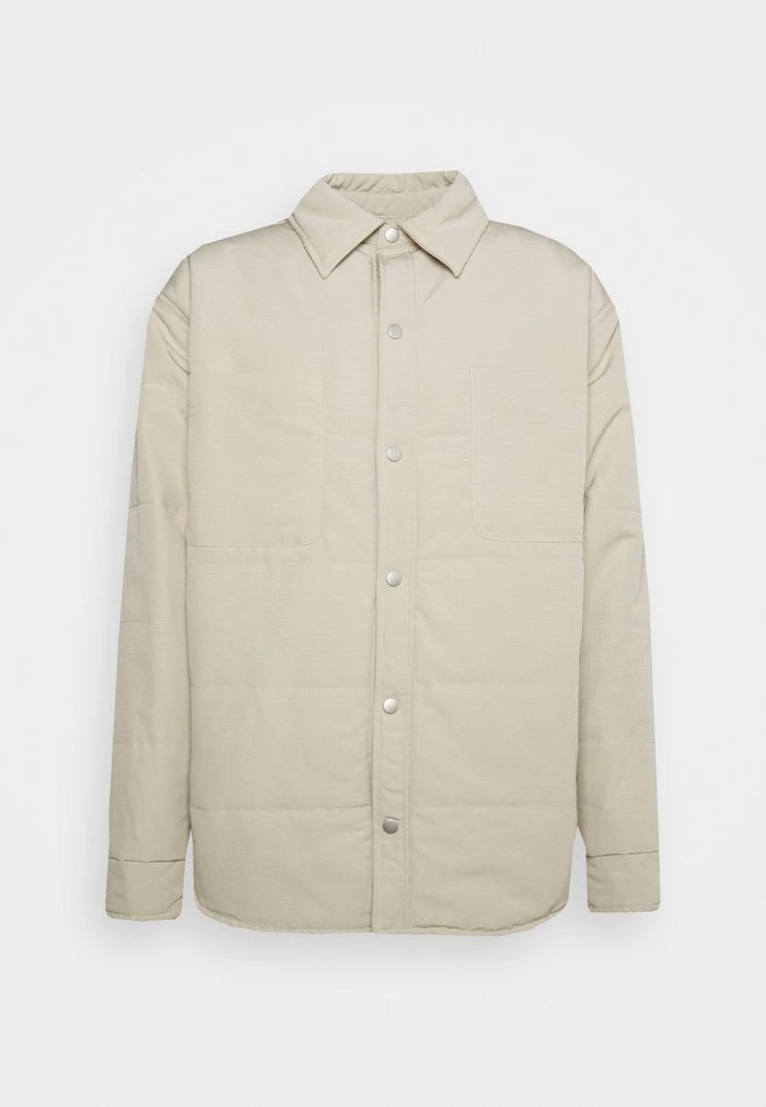 mennace Mennace PADDED OVERSHIRT – Light Jacket – Stone