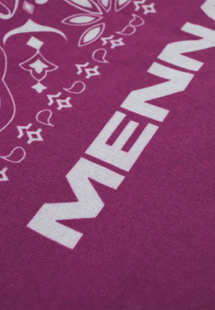 Mennace Mennace PAISLEY PRINT BANDANA UNISEX – Foulard – Purple