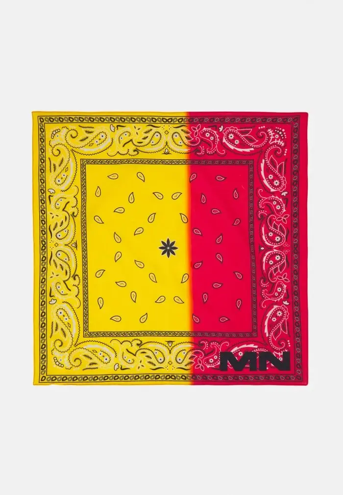 Mennace Mennace PAISLEY PRINT BANDANA UNISEX – Foulard – Yellow