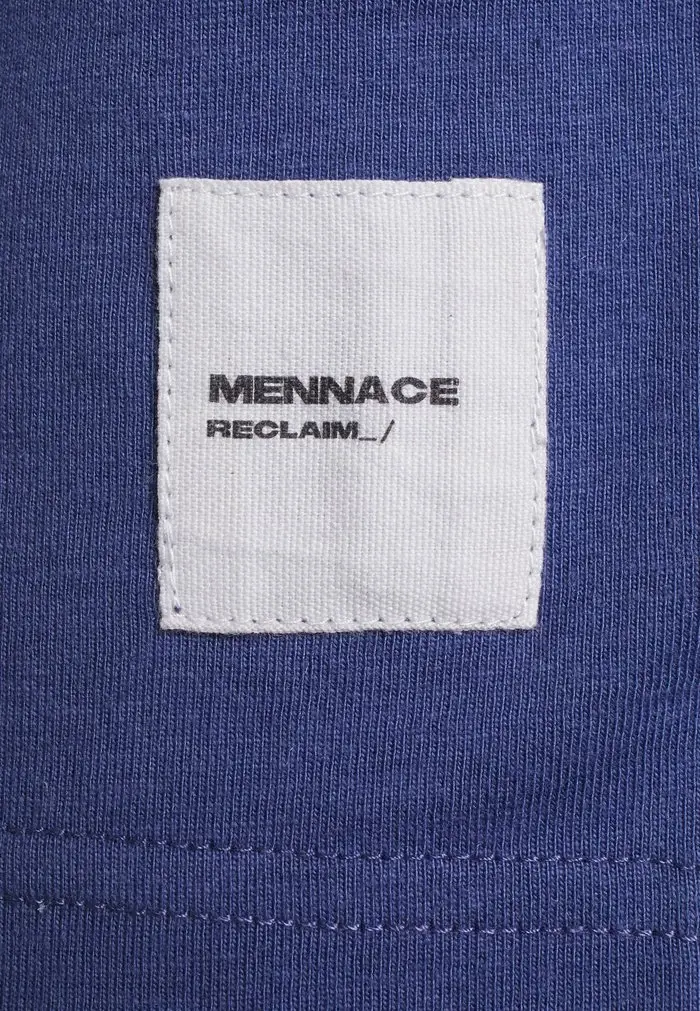 Mennace Mennace RECLAIM POCKET TEE UNISEX – Basic T-shirt – Blue