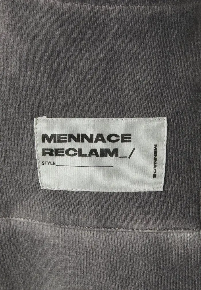 Mennace Mennace RECLAIM WASHED STRAIGHT LEG JOGGER – Tracksuit Bottoms – Charcoal