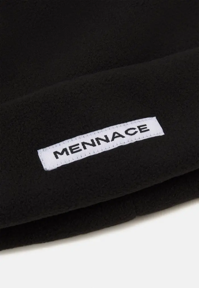 Mennace Mennace SHORT BEANIE LABEL UNISEX – Beanie – Black