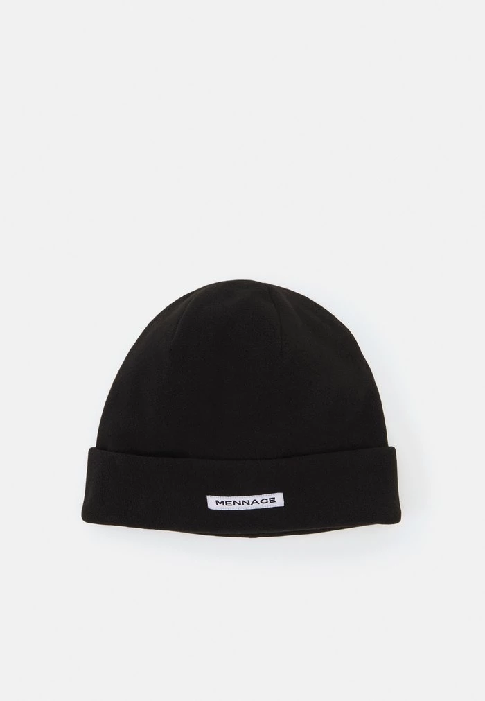 mennace Mennace SHORT BEANIE LABEL UNISEX – Beanie – Black