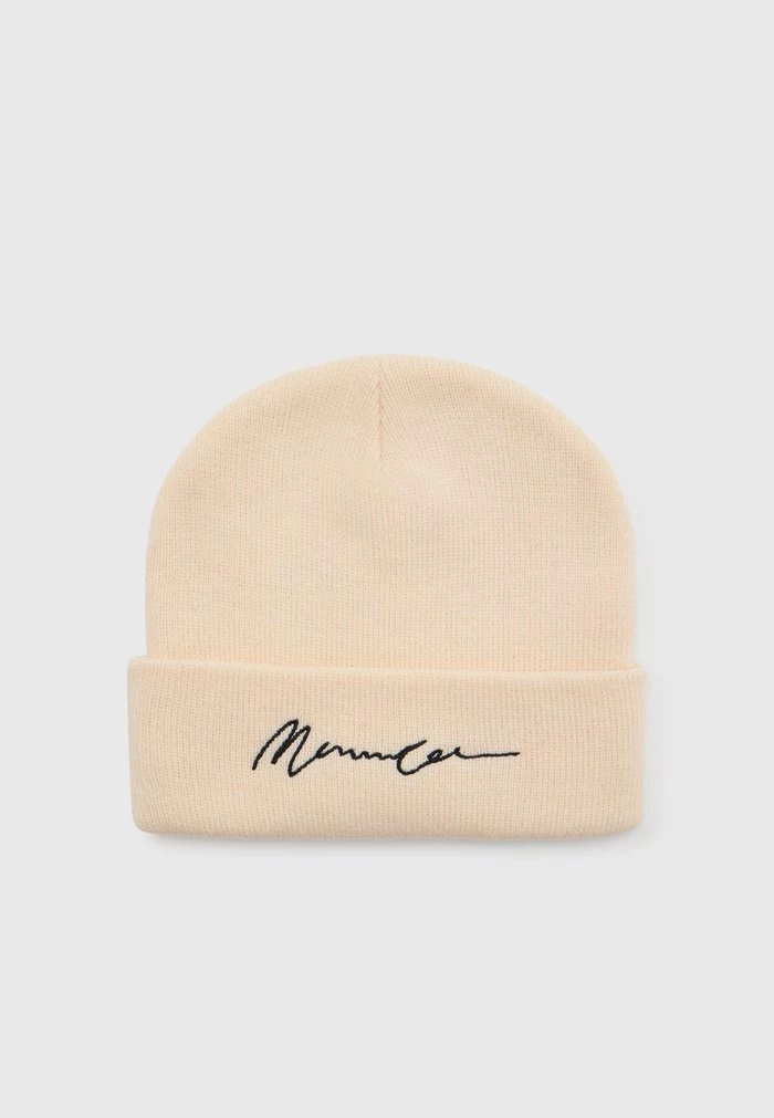 mennace Mennace SIGNATURE BEANIE UNISEX – Beanie – Off White