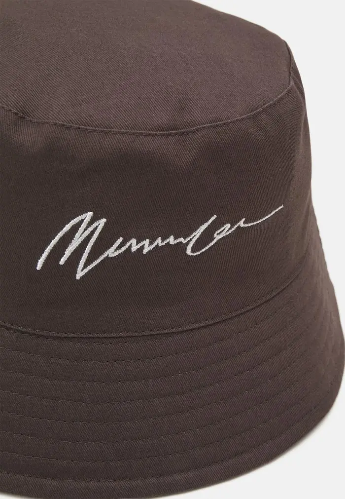 Mennace Mennace SIGNATURE BUCKET HAT SIGNATURE UNISEX – Hat – Dark Grey