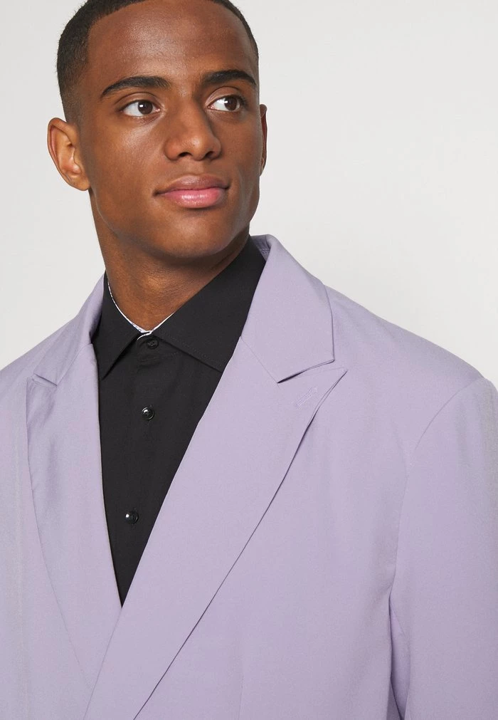 Mennace Mennace SUNDAZE DOUBLE BREASTED SUIT JACKET – Blazer Jacket – Lilac