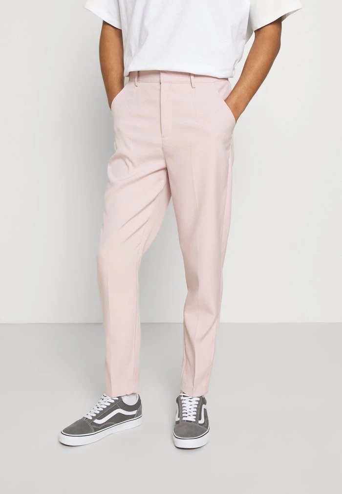 mennace Mennace SUNDAZE TAPERED FIT SUIT TROUSER – Chinos – Pink