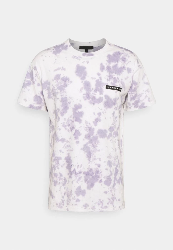 Mennace Mennace SUNDAZE TIE DYE REGULAR UNISEX – Print T-shirt – Lilac