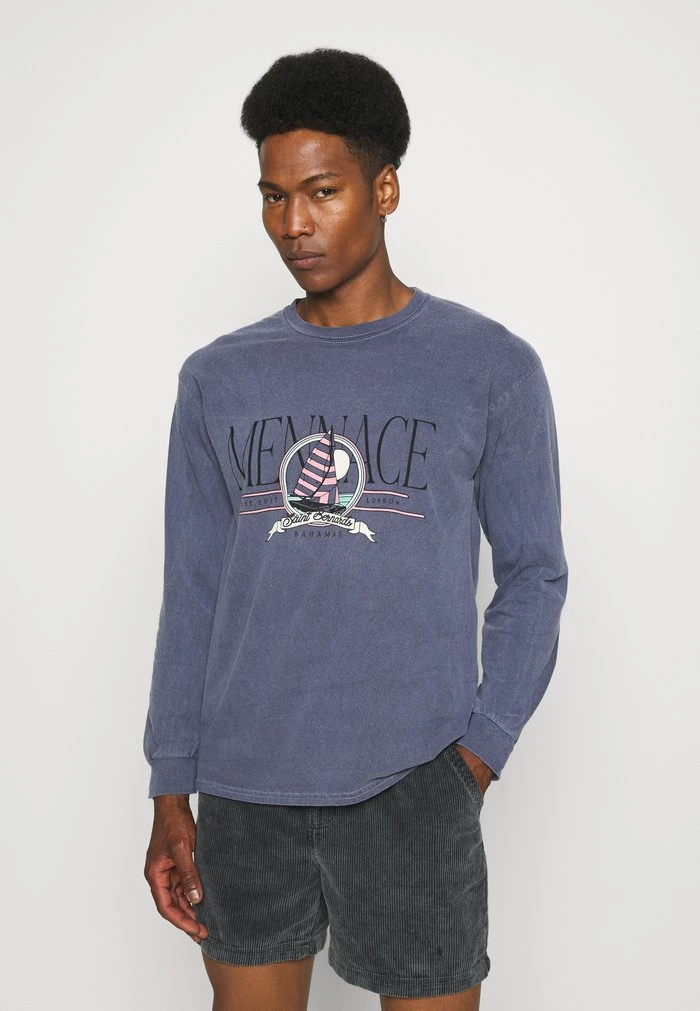 mennace MENNACE SUNDAZE YACHT – Long Sleeved Top – Blue