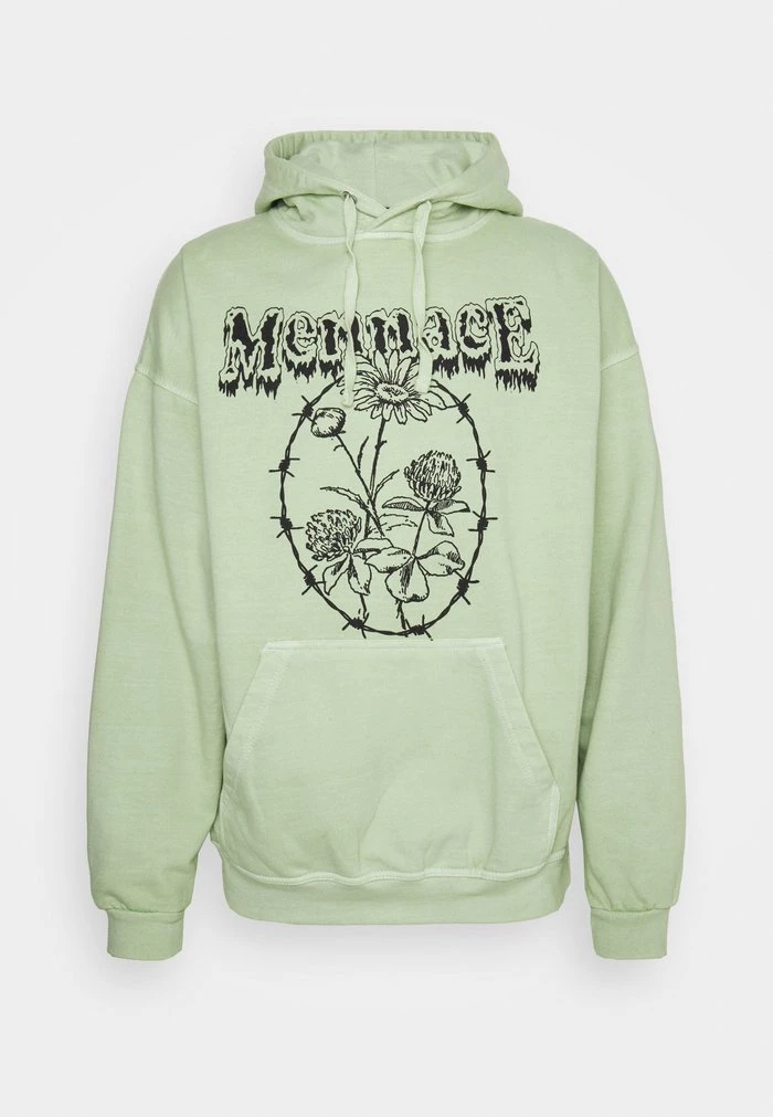 Mennace Mennace TATTOO HOODIE – Sweatshirt – Light Green