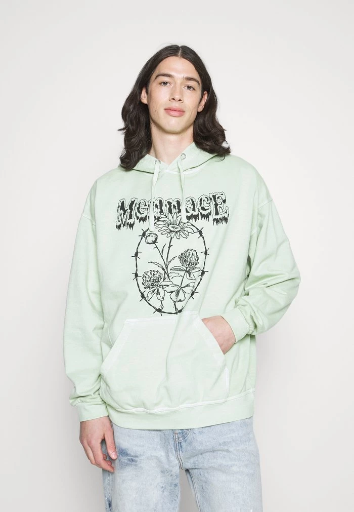 mennace Mennace TATTOO HOODIE – Sweatshirt – Light Green