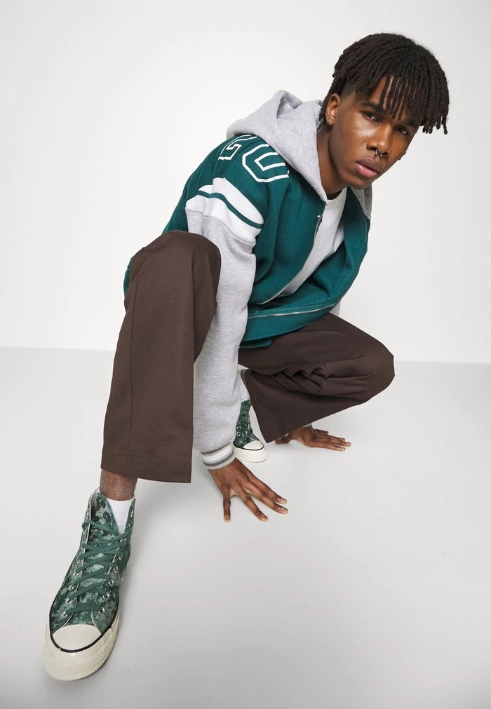 Mennace MENNACE TEAM HOODED BOMBER – Bomber Jacket – Green