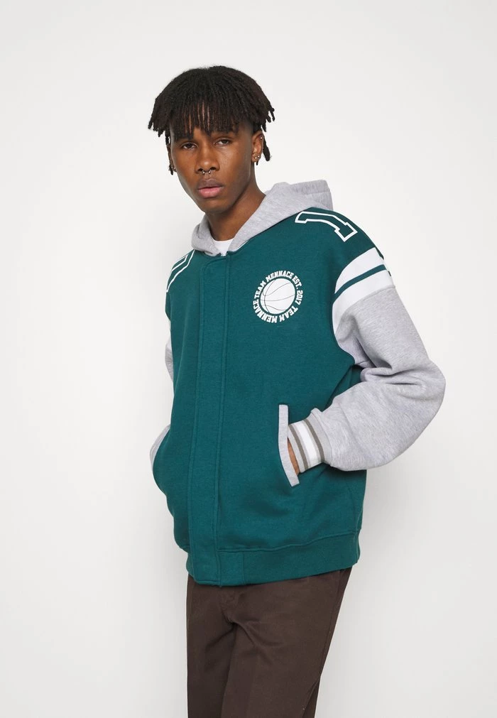 mennace MENNACE TEAM HOODED BOMBER – Bomber Jacket – Green