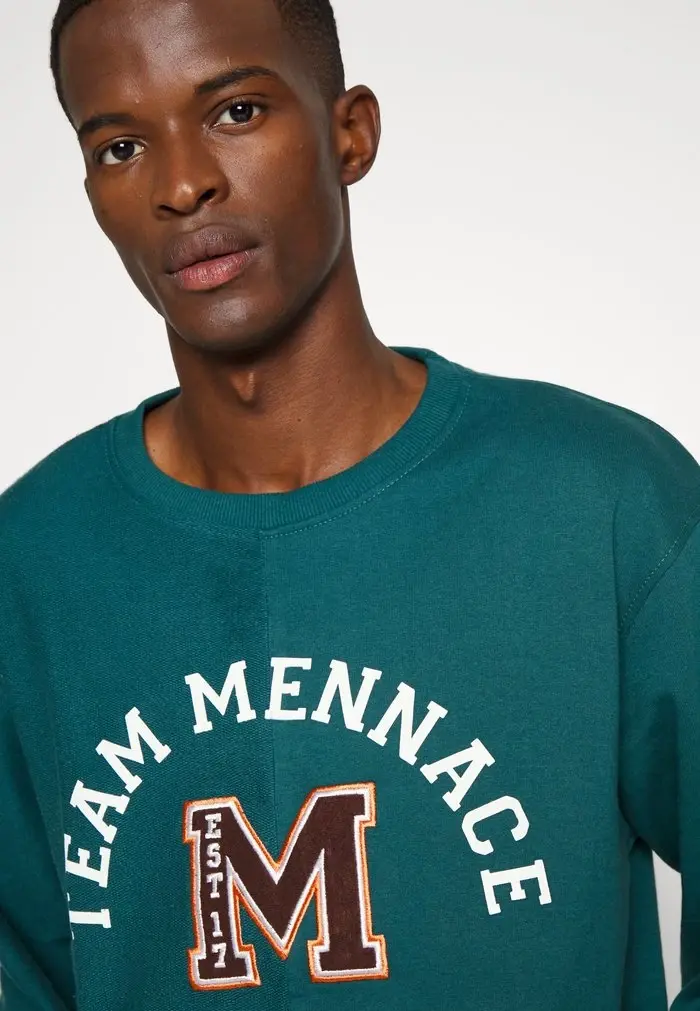 Mennace Mennace TEAM SPLICED UNISEX – Sweatshirt – Green
