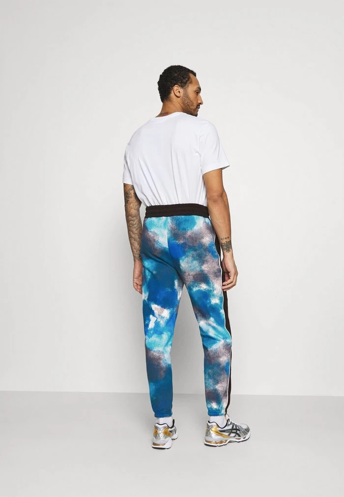 Mennace Mennace TIE DYE UNISEX – Tracksuit Bottoms – Blue