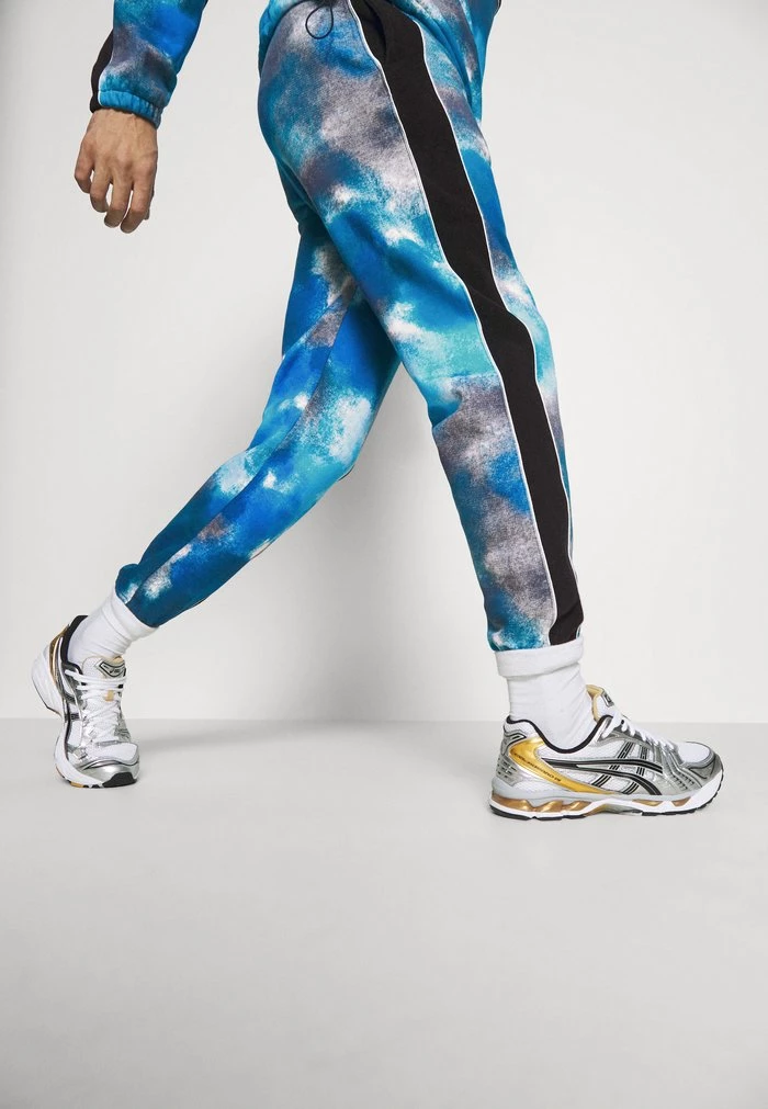 Mennace Mennace TIE DYE UNISEX – Tracksuit Bottoms – Blue