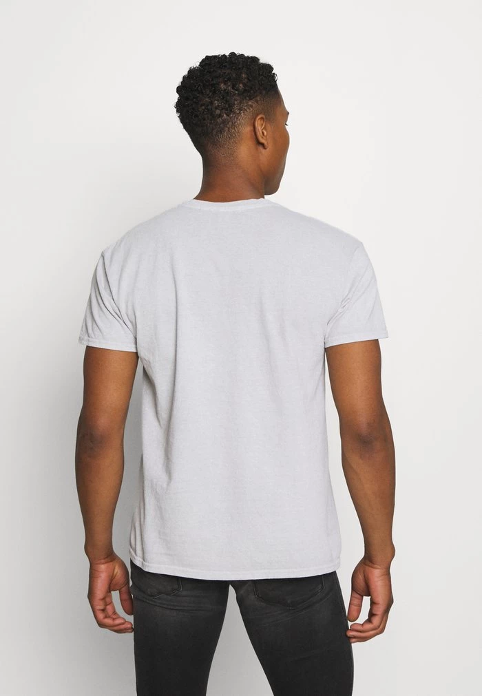 Mennace MENNACE TRACK BUTTERFLY REGULAR – Print T-shirt – Grey