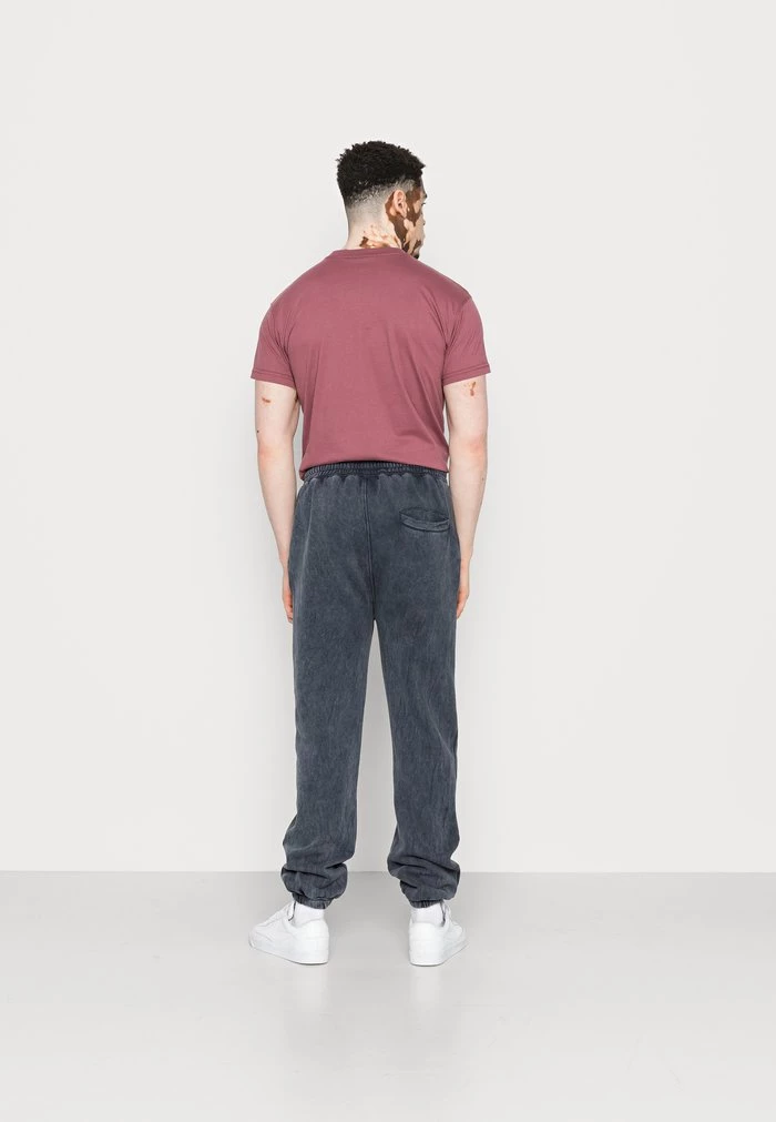 Mennace MENNACE UNISEX EMBROIDERED WASHED JOGGER – Tracksuit Bottoms – Blue