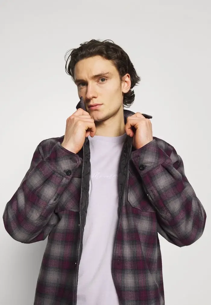 Mennace Mennace UNISEX ESSENTIAL DROP SHOULDER SS T SHIRT – Print T-shirt – Purple