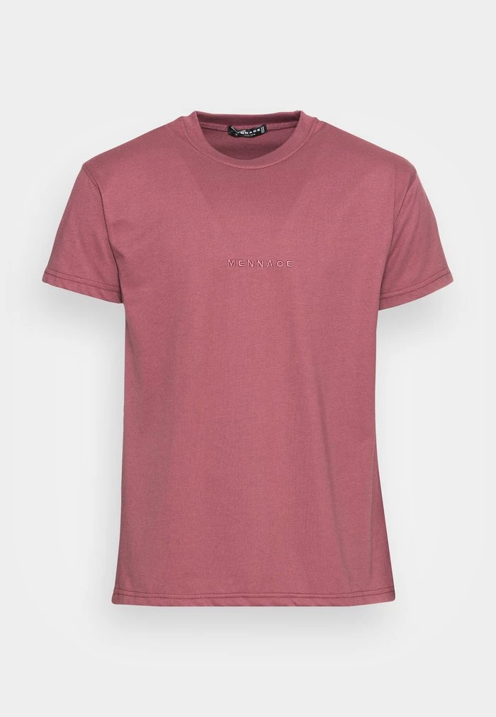 Mennace MENNACE UNISEX ESSENTIAL REGULAR – Basic T-shirt – Burgundy