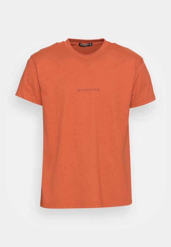 Mennace MENNACE UNISEX ESSENTIAL REGULAR – Basic T-shirt – Burnt Orange