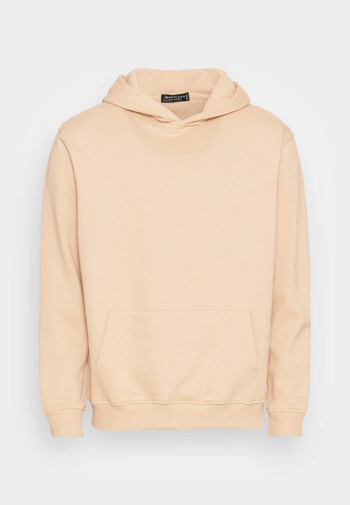 Mennace MENNACE UNISEX ESSENTIAL REGULAR HOODIE – Hoodie – Light Brown