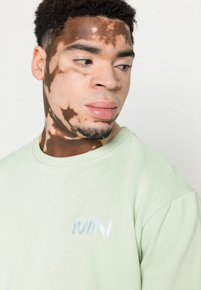 Mennace MENNACE UNISEX WASHED REGULAR – Sweatshirt – Light Green