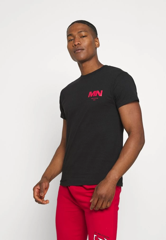 mennace Mennace VINTAGE CAR REGULAR – Print T-shirt – Black