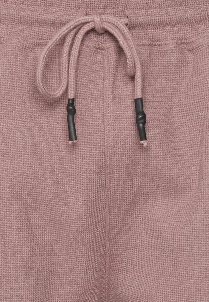 Mennace Mennace WAFFLE TEXTURE JOGGER UNISEX – Tracksuit Bottoms – Dusty Pink