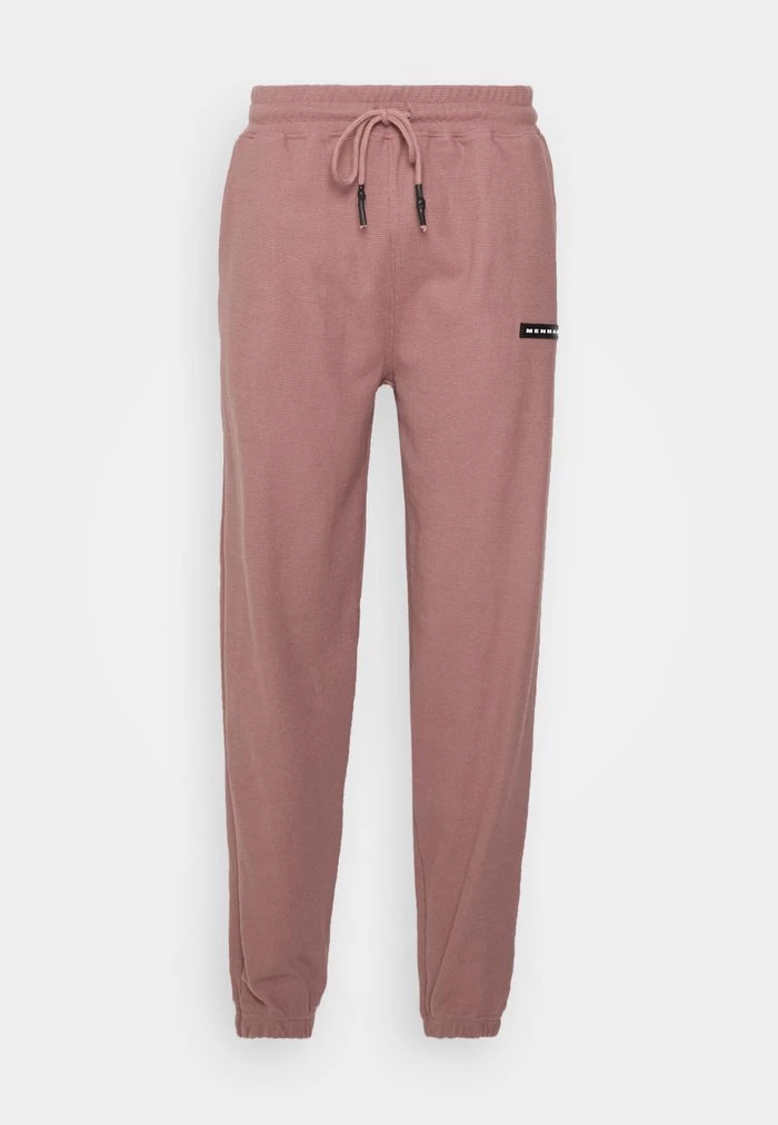 mennace Mennace WAFFLE TEXTURE JOGGER UNISEX – Tracksuit Bottoms – Dusty Pink