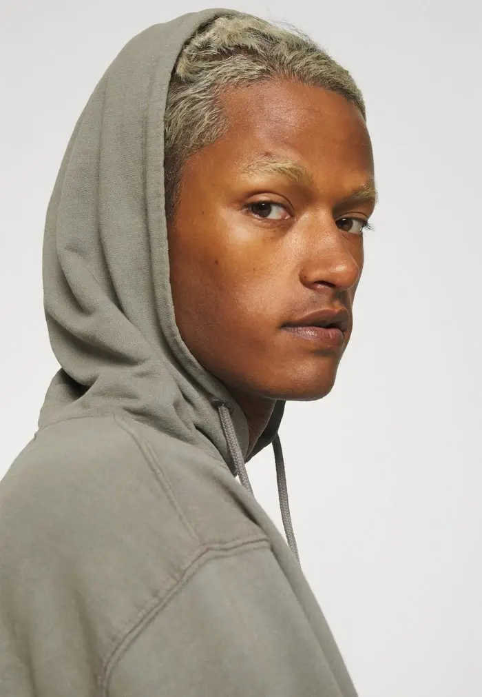 Mennace Mennace WASHED PRIMARY HOODIE – Sweatshirt – Khaki