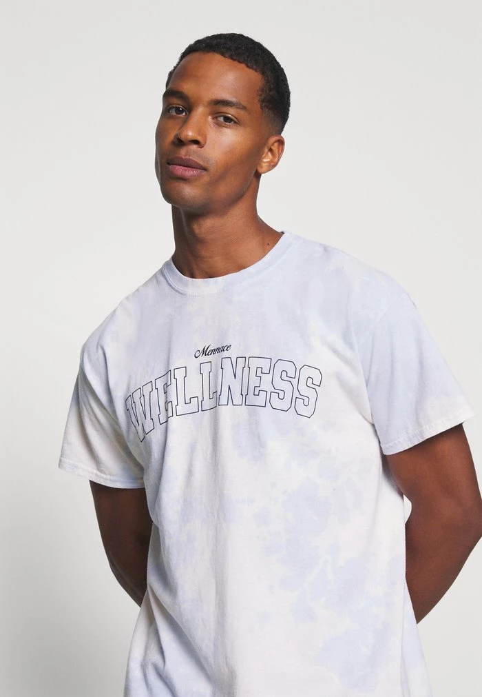 Mennace MENNACE WELLNESS REGULAR – Print T-shirt – Multi-coloured