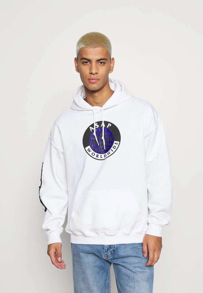 mennace Mennace WORLDWIDE GLOBE HOODIE – Hoodie – White