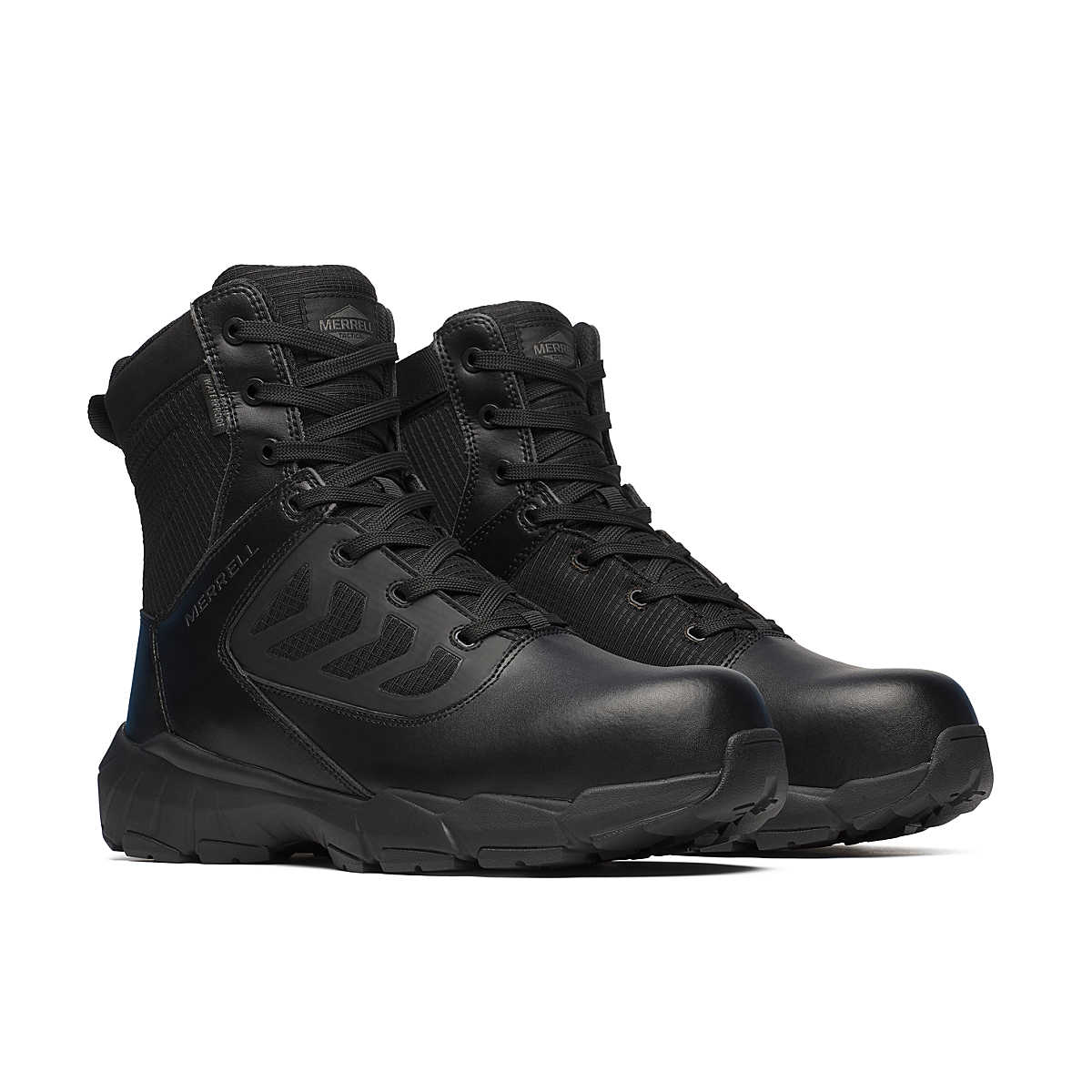 merrell Men's Fullbench 8" Tactical Zip Waterproof Carbon Fiber Boot