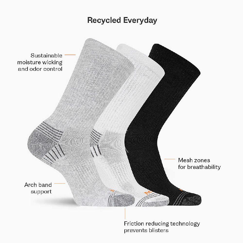 Merrell Recycled Low Cut Tab Sock 3 Pack