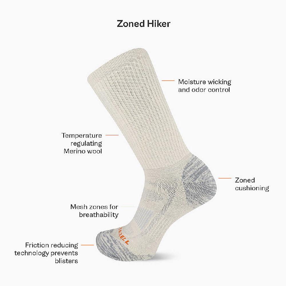 Merrell Zoned Hiker Crew Sock
