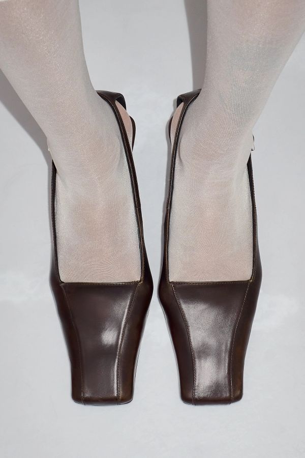 Miista Adal Courts Brown Brush-off Leather