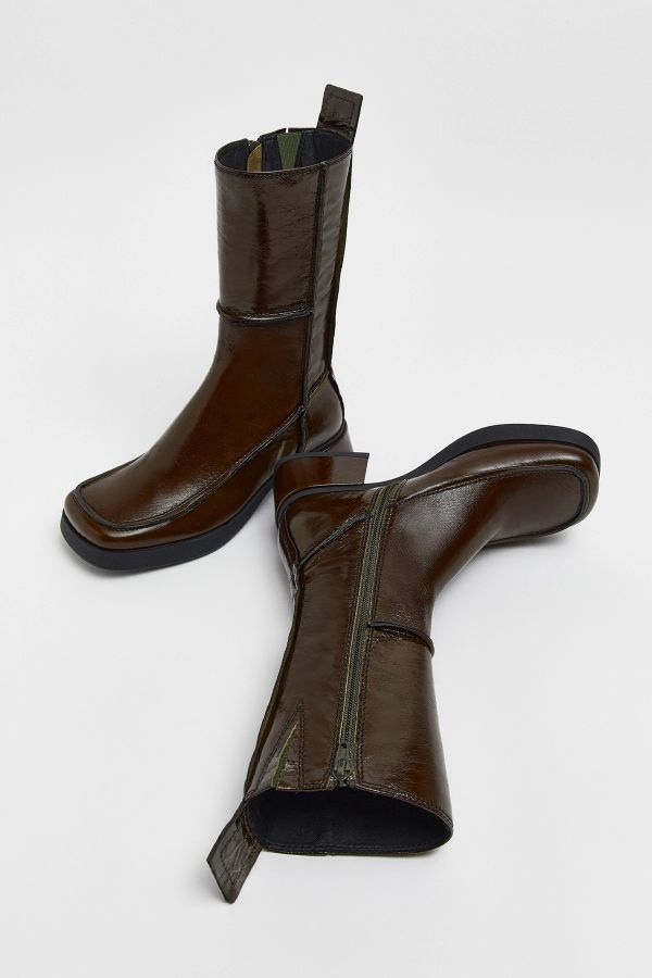 Miista Alzira Boots Brown Patent Leather