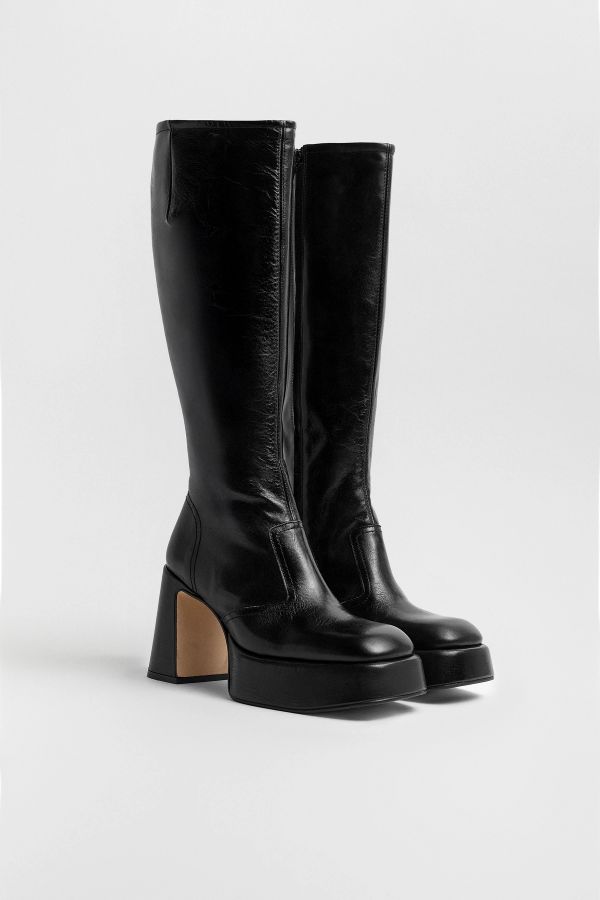 Miista Anima Boots Tall Black Leather