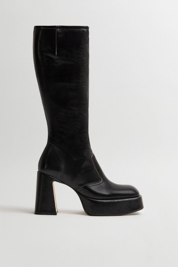 miista Anima Boots Tall Black Leather